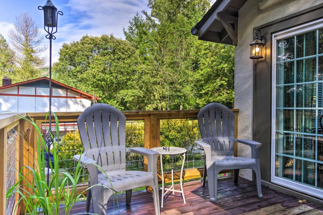 Shaw Creek Cottage With Fire Pit And Forest Views Hendersonville Exterior foto